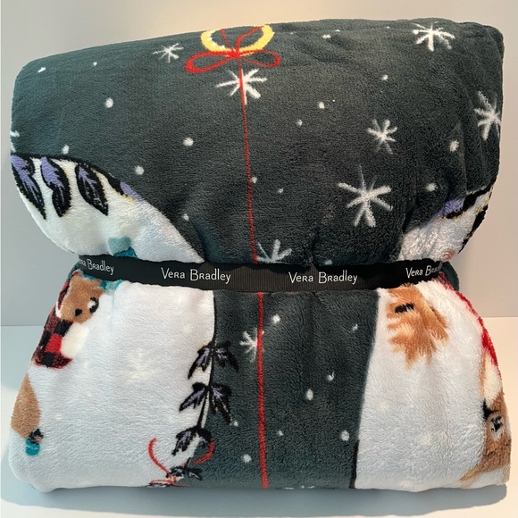 Vera Bradley Bedding New Vera Bradley Xl Christmas Throw Blanket